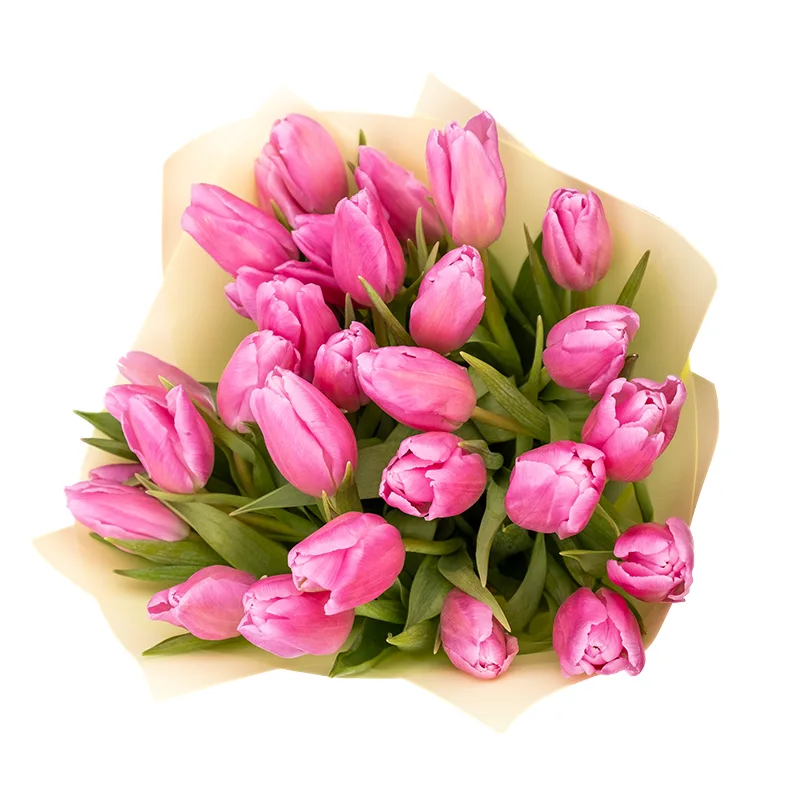 Букет из 29 розовых тюльпанов (01954)