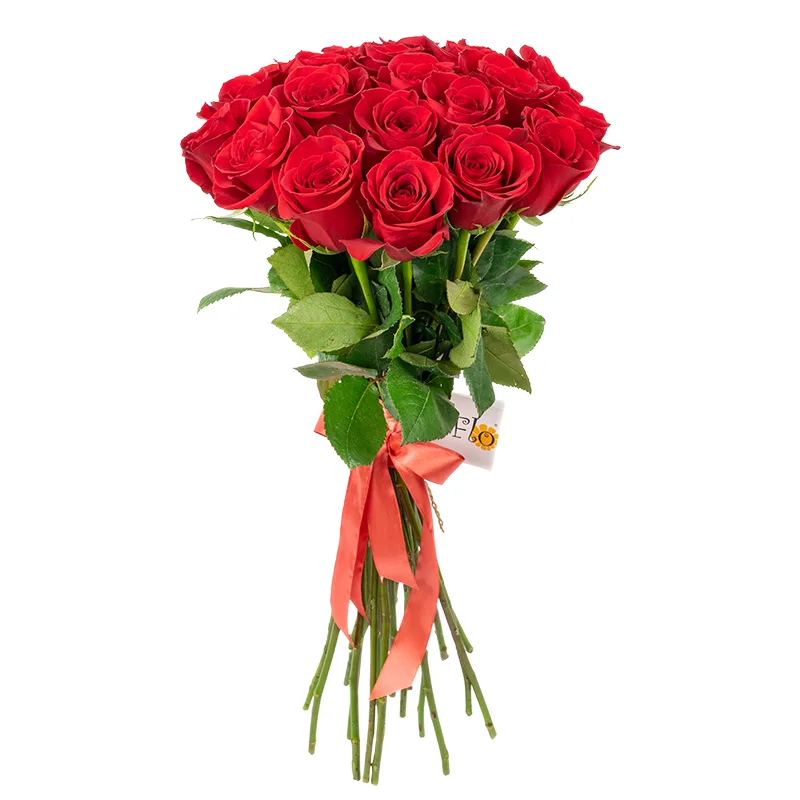 Букет из 21 красной роз Фридом (01144)