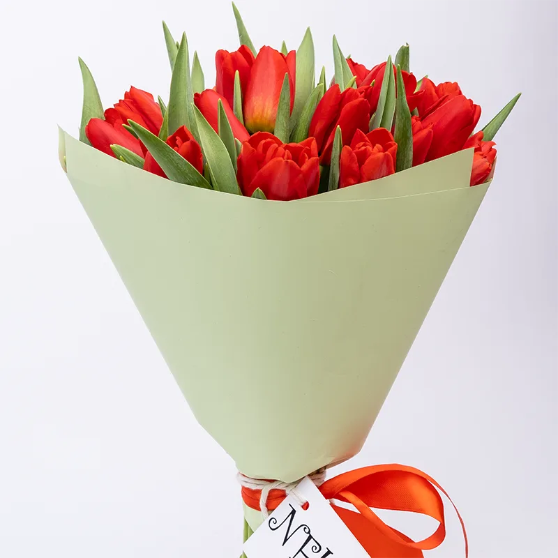Букет из 27 красных тюльпанов (01891)
