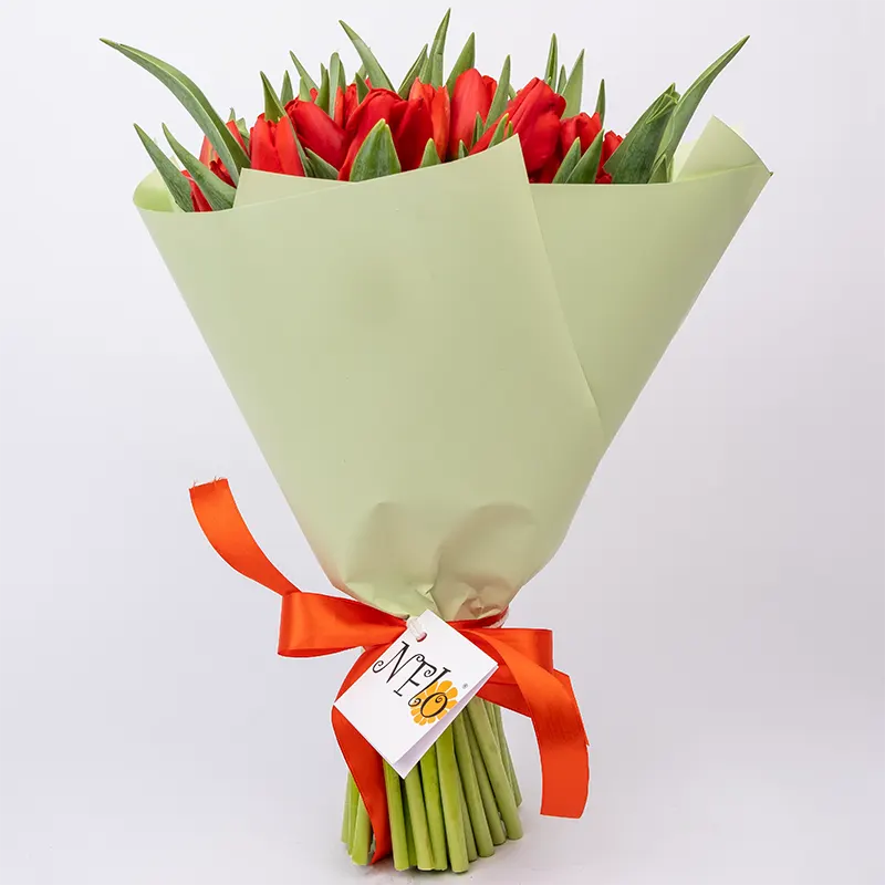 Букет из 49 красных тюльпанов (01880)