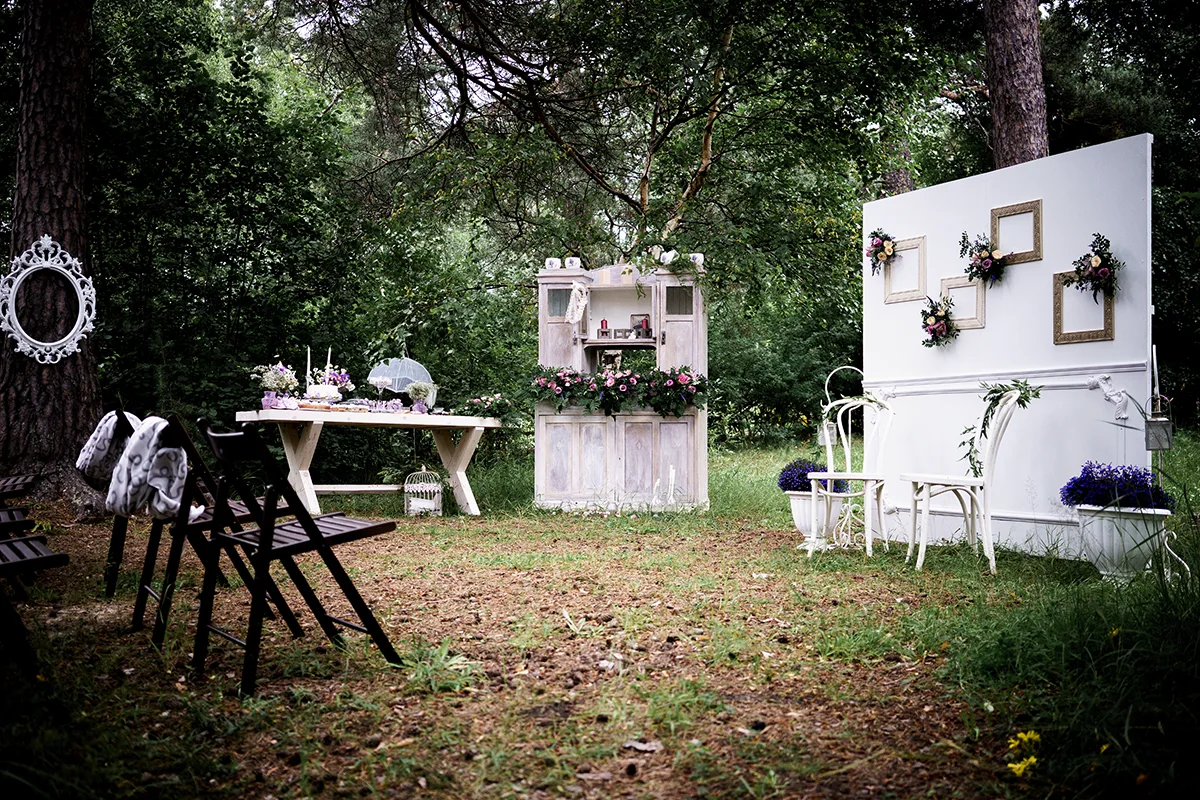 Оформление свадьбы в стиле лавандовый прованс