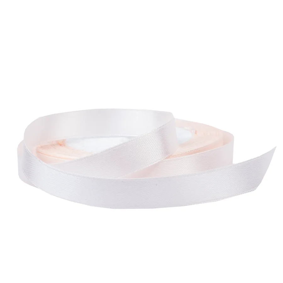 Лента атласная бледно-розовая 1,2 см (00659)