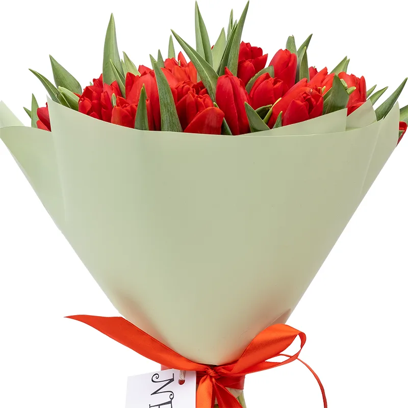 Букет из 47 красных тюльпанов (01881)