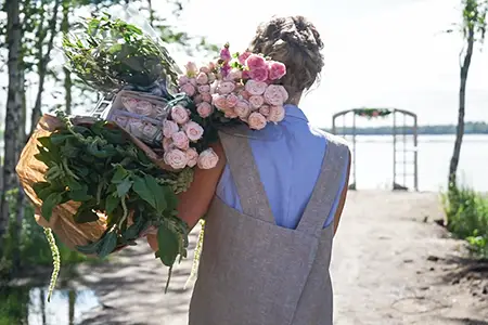 Видео оформления свадьбы в Лесной купели