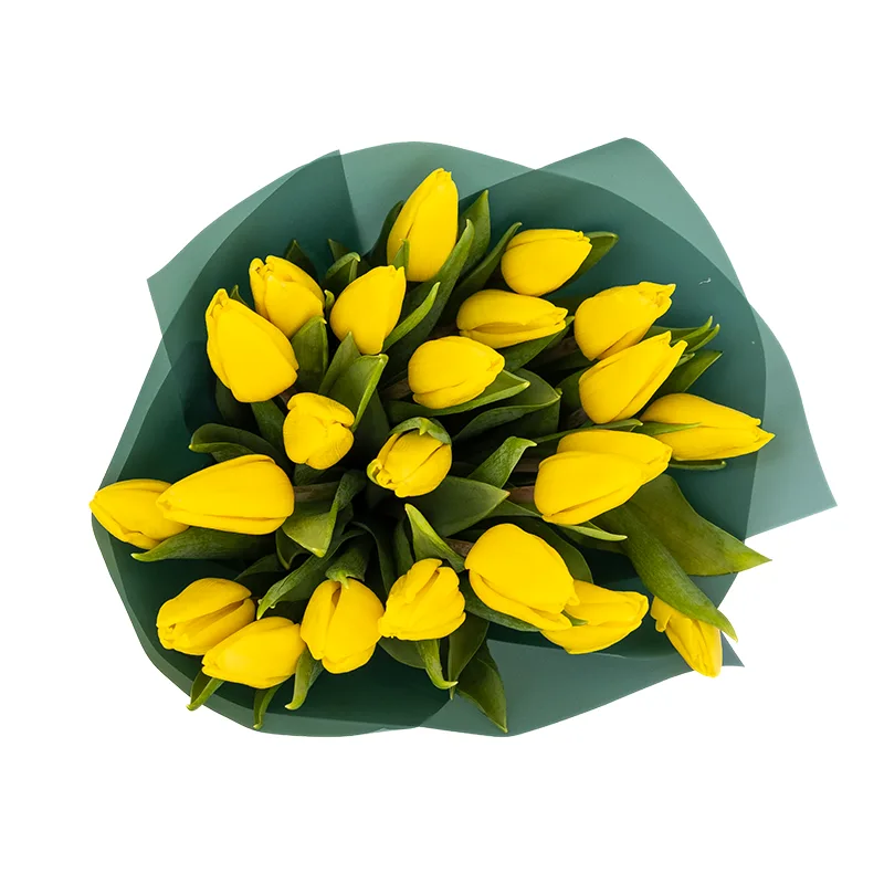 Букет из 23 желтых тюльпанов (01941)