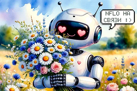 ИИ-бот на передовой цветочного сервиса