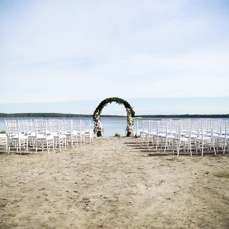 Оформление свадьбы и регистрации у озера в Лесной купели ()