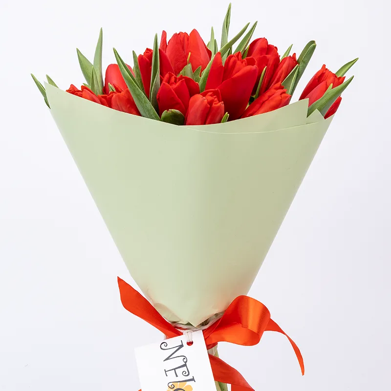 Букет из 25 красных тюльпанов (01892)